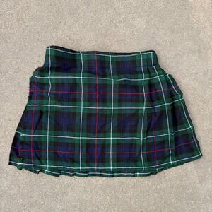 ThriftyKilt Mackenzie Tartan Plaid Pleated Adjustable Hook Loop Kilt XL